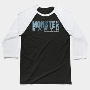 Monster Earth logo Baseball T-Shirt